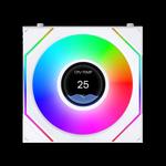 LIAN LI UNI FAN SL-INF LCD FLEX 120mm одиночный вентилятор - White белый 1