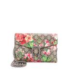 Dionysus Chain Wallet Blooms Print GG Coated Canvas Small crossbody bag 1