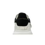 Кроссовки Alexander McQueen Oversized Grip-Strap Sneaker Kids 'White Black' 7