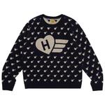 Свитеры Human Made Heart Knit Sweater 'Темно-синий' 1