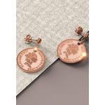Серьги-подвески Queen Elizabeth Coins 3