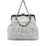 Стеганая сумка-сэтчел Iridescent Calfskin Chic Quilt Frame (2010-2011 годы) 1