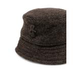 logo-embroidered felt bucket hat 3