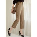 Укороченные брюки с жемчужной отделкой, slim fit [BA7365] 2