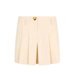 heart-button pleated-design shorts 1