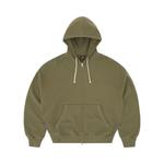 Толстовка на молнии Corteiz Diplomatic Zip Hoodie «Оливковый» 1