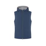 hooded zip-up gilet 1