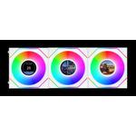 LIAN LI UNI FAN SL-INF LCD FLEX Reverse Blade 120mm 3 в 1 набор обратных вентиляторов - White 2