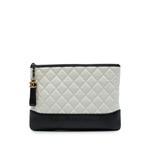 2019 Medium Bicolor Quilted Aged Calfskin Gabrielle O Case clutch bag 1