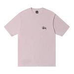 Футболки Stussy Basic с пигментным окрашиванием 'Румянец' 1