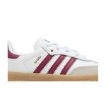 Кроссовки adidas Samba OG I 'Белый бордовый каучук' 2