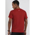 Футболка Inside Print Graphic Maroon Cotton Short Sleeve Crew Neck Relaxed Tee 5