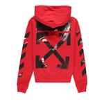 Худи Off-White Caravaggio Arrow Hoodie 'Red' 2