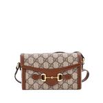 Horsebit 1955 Flap GG Coated Canvas Mini crossbody bag 1