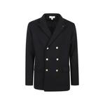 double-breasted knitted jacket 1