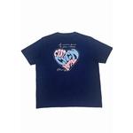 Женская футболка с вышивкой логотипа Sashiko Heart 4