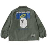 Куртки-коуч BAPE x Union Pigment Dyed Coach Jacket 'Olive Drab' 2