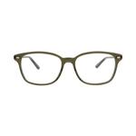Очки Gucci квадратные ацетатные оправы «Green Gold Transparent» 1