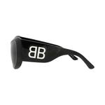 Солнцезащитные очки Balenciaga Cat Eye-Frame Recycled Acetate 'Black/Grey' 3