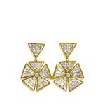Серьги Sunflower Sunburst с кристаллами 1