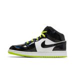 Кроссовки Air Jordan 1 Mid SE GS 'Black Cyber' 3