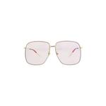 Gucci Gradient Oversized Sunglasses 'Золотой/Розовый' 1