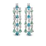 Серьги Valley Orchid Cascade из белого золота 1