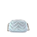 GG Marmont Chevron Iridescent Leather Small shoulder bag 2