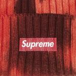 Шапки Supreme Overdyed Beanie 'Splatter Red' 3