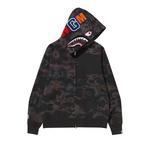 Молнии BAPE Thermography Shark Полная молния Худи 'Black' 1