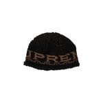Бини Supreme Sherpa Logo Beanie 'Black' 1