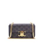 Маленькая сумка на плечо Triomphe Chain Triomphe Coated Canvas 1