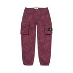 Карго-штаны Supreme x Stone Island Reactive Ice Camo Ripstop Cargo Pant «Красный» 1