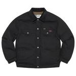 Куртки Supreme x Schott Canvas Down Trucker Jacket 'Black' 1
