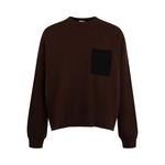 Свитеры Loewe Anagram Pocket Sweater «Dark Brown/Black» 1