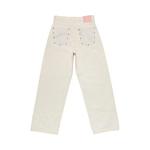 Кожаные джинсы Acne Studios 1981 U Trafalgar 'White' 2