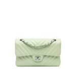 Маленькая сумка на плечо Classic Chevron Lambskin Double Flap (2021-2024 годы) 1
