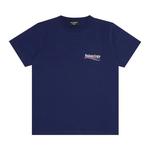 Футболки Balenciaga Small Fit T-Shirt 'Pacific Blue/White' 1