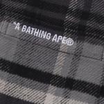 Фланелевые рубашки BAPE Check Flannel Shirt 'Black' 3