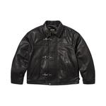 Верхняя одежда Supreme x Schott Leather Clip Jacket 'Black' 1