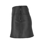 high-waisted zip-fastening mini skirt 3
