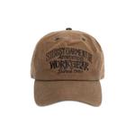 Кепки Snapbacks Stussy Mid-Depth Workgear Waxed Snapback 'Коричневый' 1
