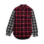 Фланелевые рубашки PURPLE BRAND Quilted Plaid Shirt 'Red' 1