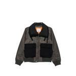 buckle-collar panelled jacket 1