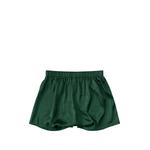 monogram-print silk shorts 2