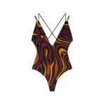 Marmo-print swimsuit 1