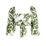 Margherita floral-print crop top 1