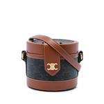 2021 Small Triomphe Coated Canvas Tambour crossbody bag 1