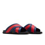 Слайды Gucci GG Slide Sandal 'Blue Red' 8