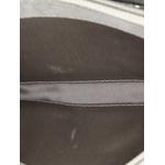 Wallet on Chain Quilted Metallic Suede East West clutch bag 5